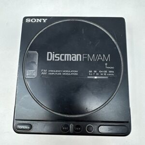 Vintage Sony D-T4 Discman Portable CD Player Battery Untested AS IS for Parts